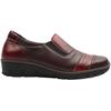 SOFTMODE OLIVE SHOE - BURGUNDY